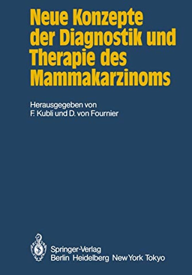 Neue Konzepte der Diagnostik und Therapie des Mammakarzinoms
