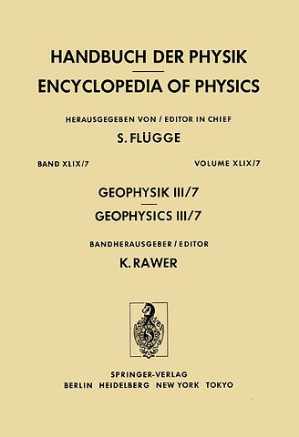 Geophysik III / Geophysics III
