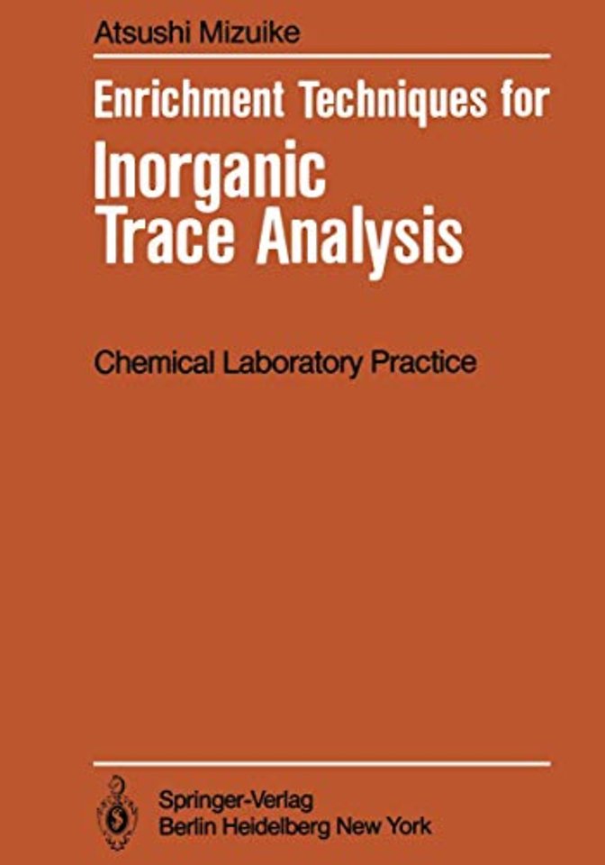 Enrichment Techniques for Inorganic Trace Analysis