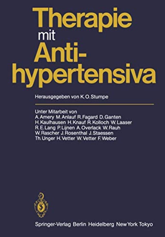Therapie mit Antihypertensiva