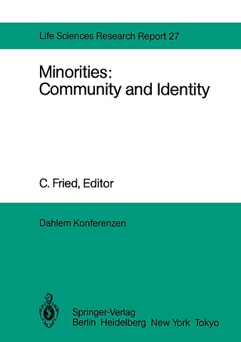 Minorities: Community and Identity