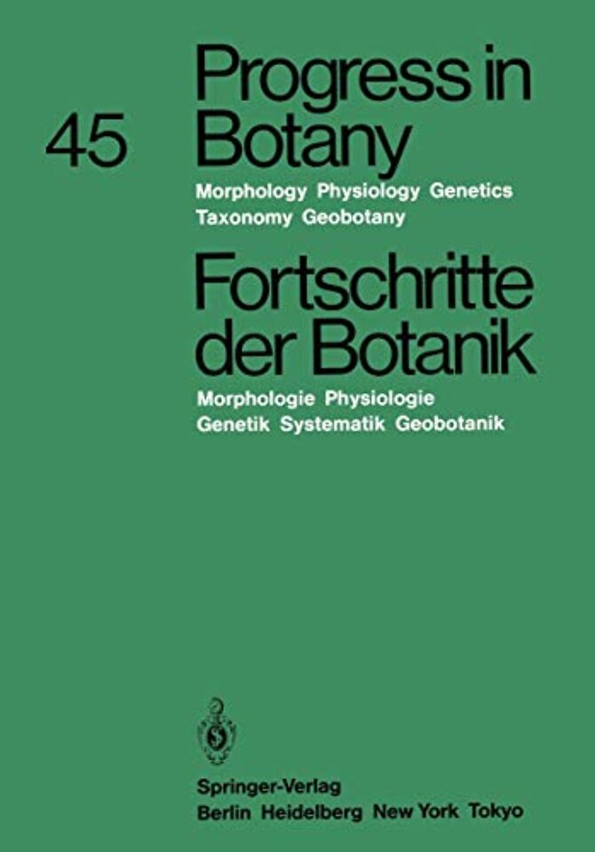 Progress in Botany / Fortschritte der Botanik