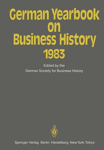 German Yearbook on Business History 1983