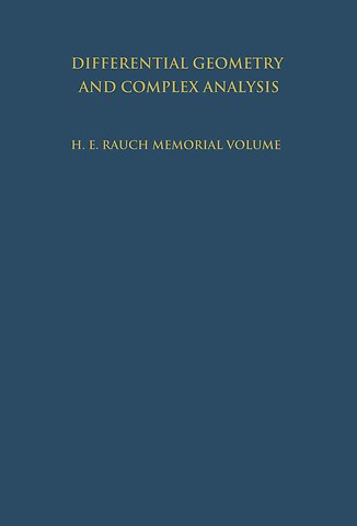 Differential Geometry and Complex Analysis