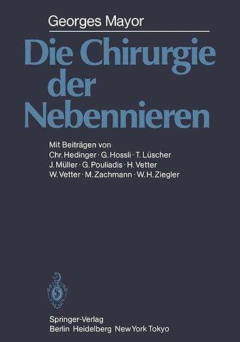 Die Chirurgie der Nebennieren