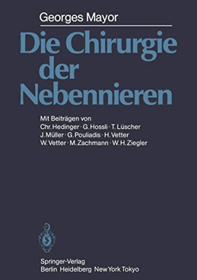 Die Chirurgie der Nebennieren