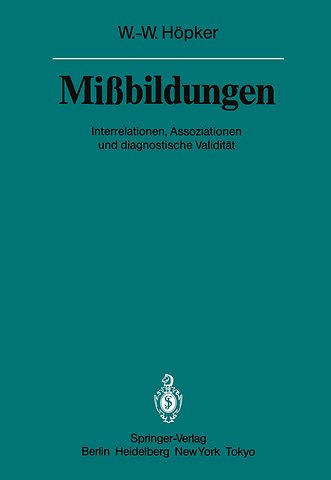 Mißbildungen