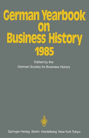 German Yearbook on Business History 1985