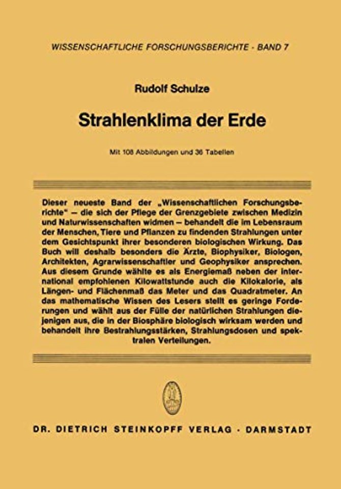 Strahlenklima der Erde