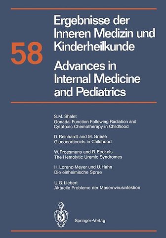 Ergebnisse der Inneren Medizin und Kinderheilkunde / Advances in Internal Medicine and Pediatrics