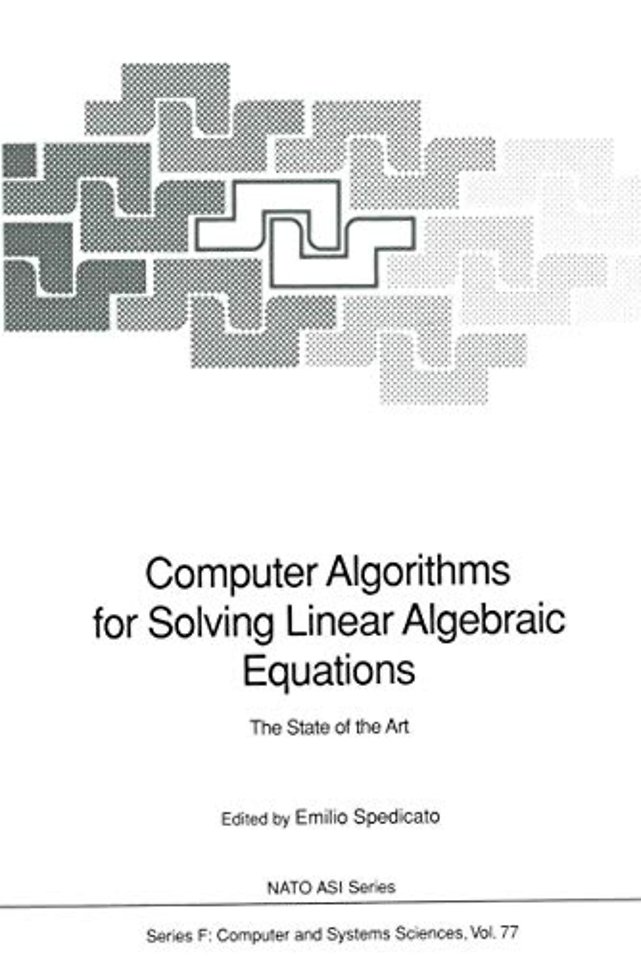 Computer Algorithms for Solving Linear Algebraic Equations