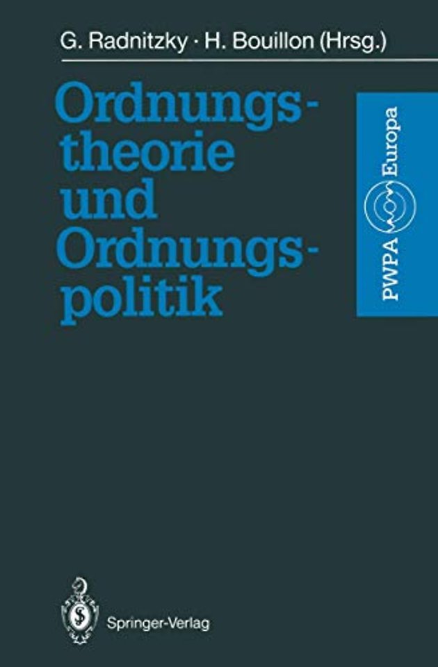 Ordnungstheorie und Ordnungspolitik