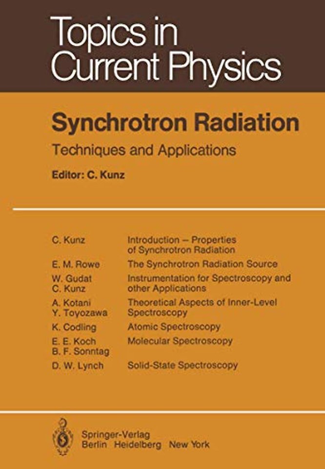 Synchrotron Radiation
