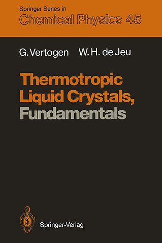 Thermotropic Liquid Crystals, Fundamentals