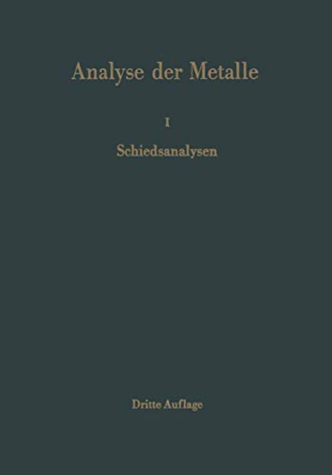 Analyse der Metalle