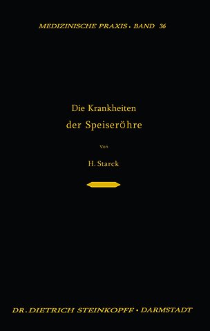 Die Krankheiten der Speiseröhre