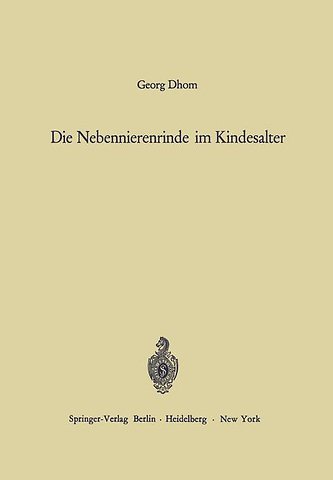 Die Nebennierenrinde im Kindesalter