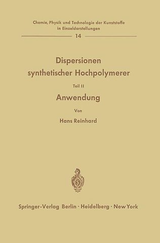 Dispersionen synthetischer Hochpolymerer