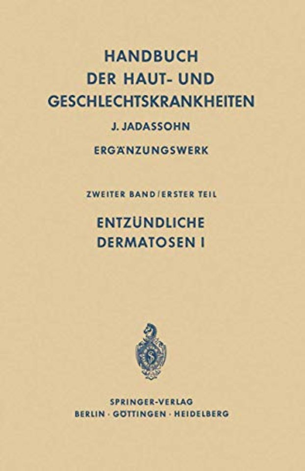 Entzündliche Dermatosen I
