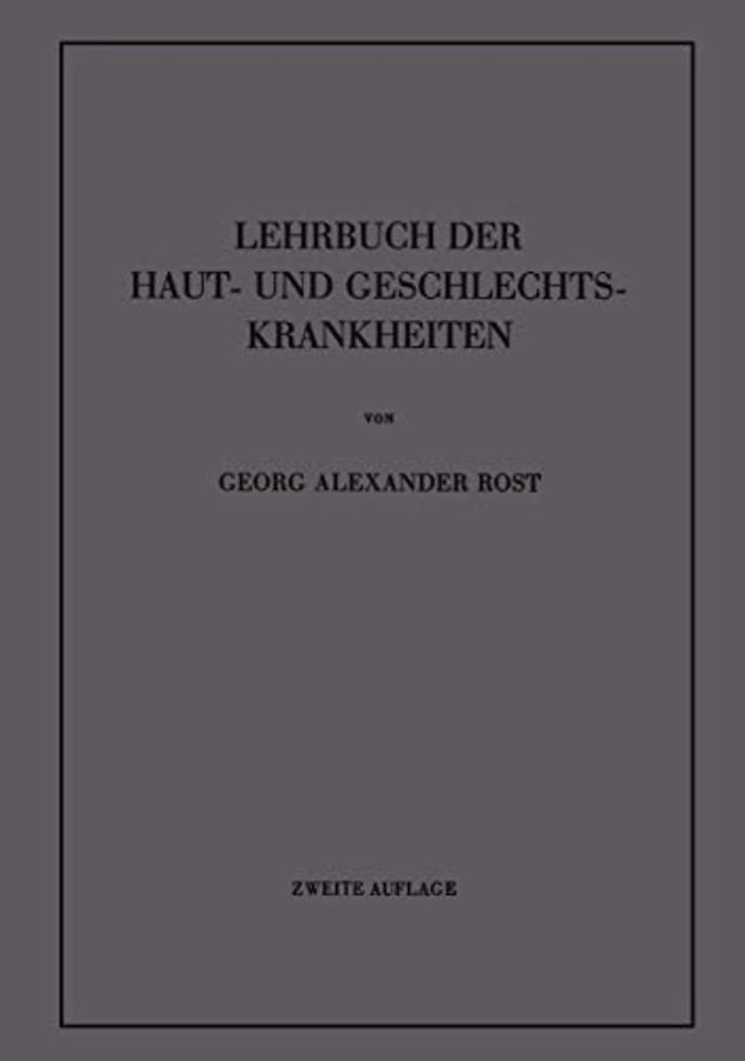 Lehrbuch der Haut- und Geschlechtskrankheiten