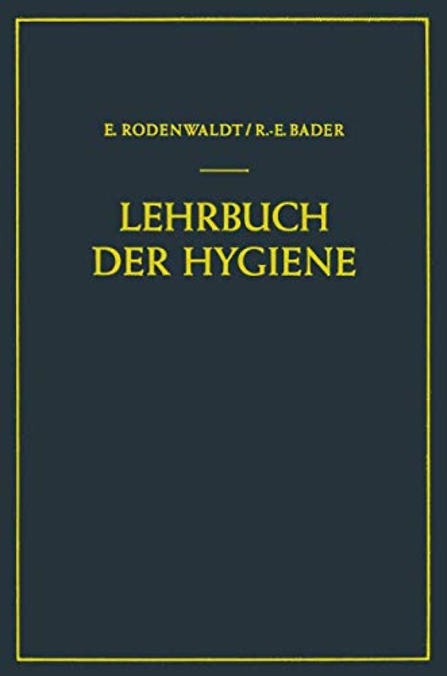 Lehrbuch der Hygiene