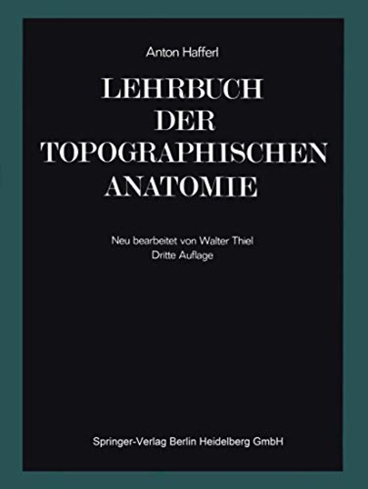Lehrbuch der topographischen Anatomie