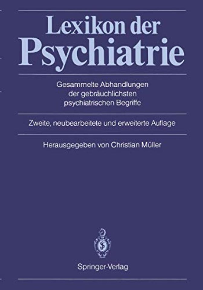 Lexikon der Psychiatrie