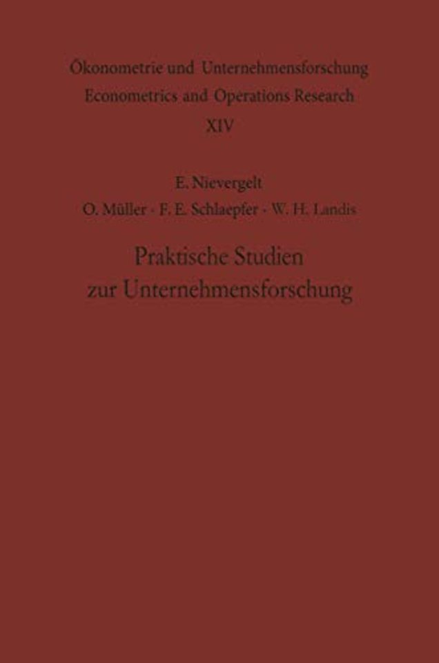 Praktische Studien zur Unternehmensforschung