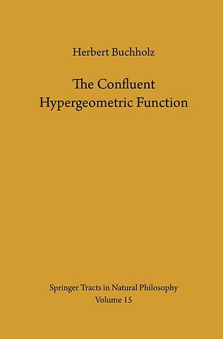 The Confluent Hypergeometric Function