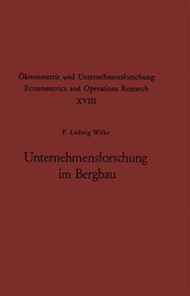 Unternehmensforschung im Bergbau