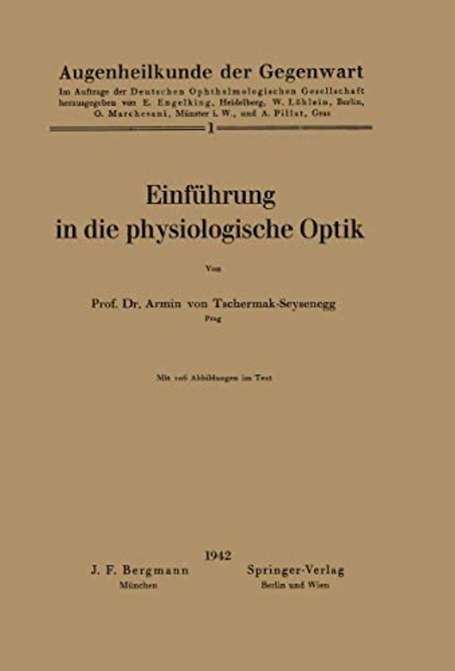 Einführung in die physiologische Optik
