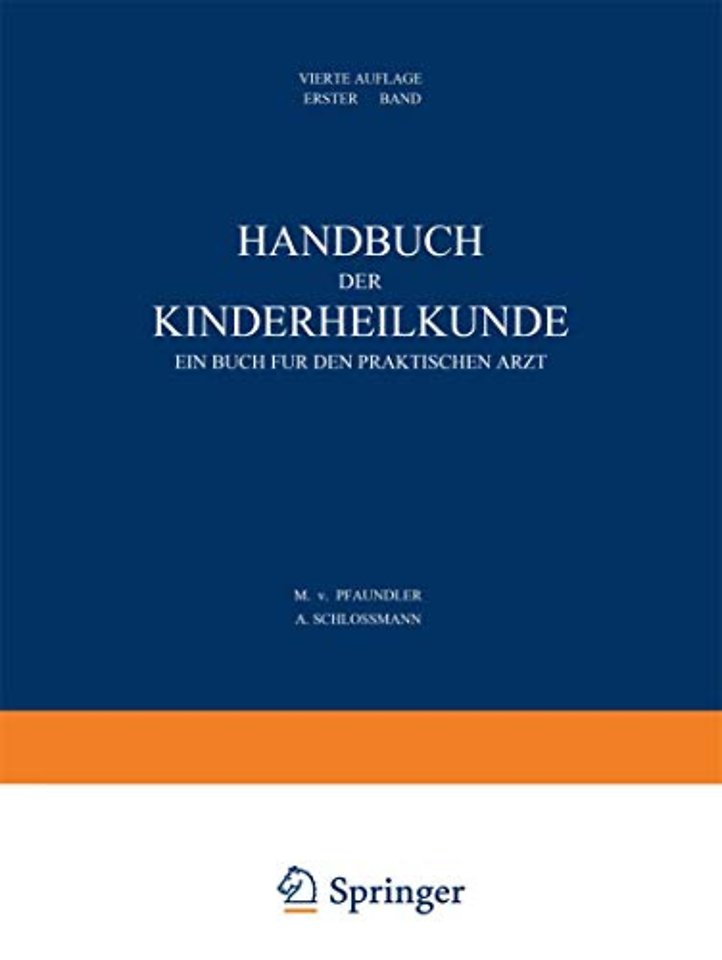 Handbuch der Kinderheilkunde
