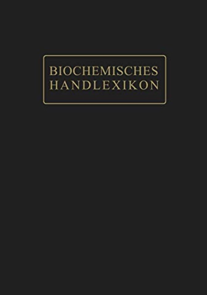 Biochemisches Handlexikon