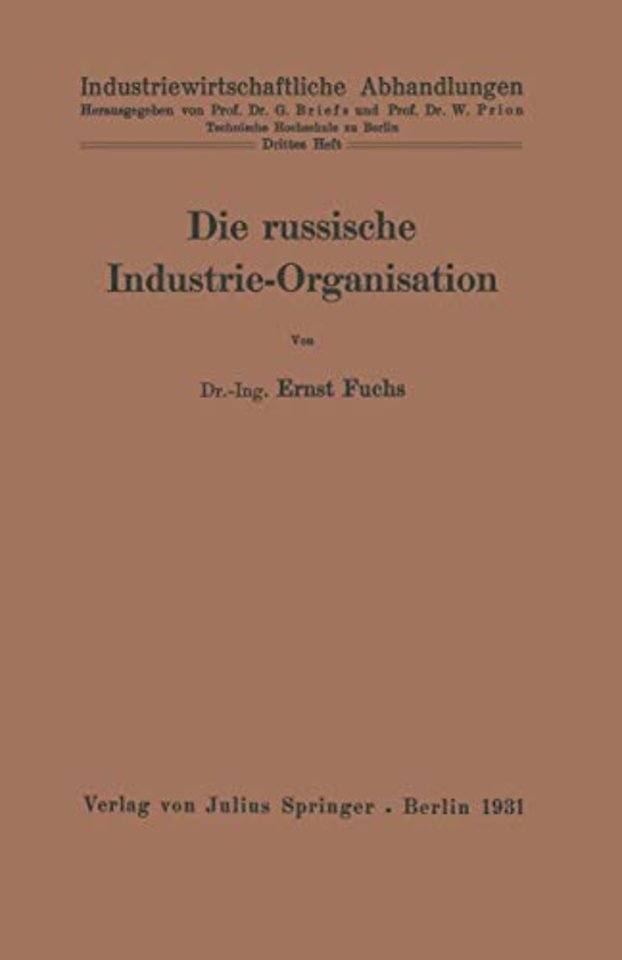 Die russische Industrie-Organisation