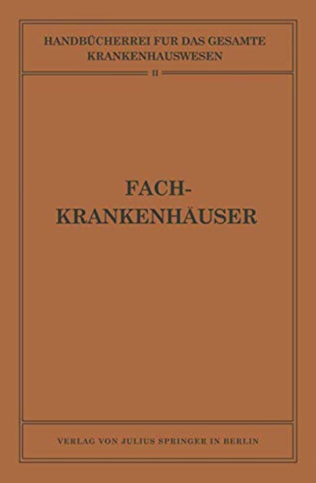 Fachkrankenhäuser