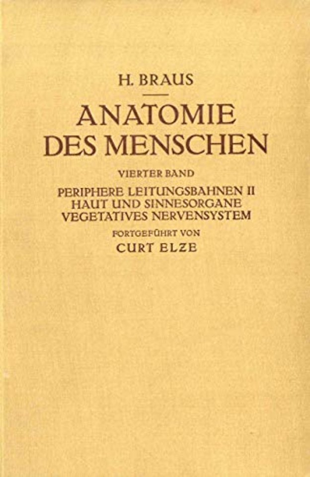 Anatomie des Menschen. Ein Lehrbuch für Studierende und Ärƶte