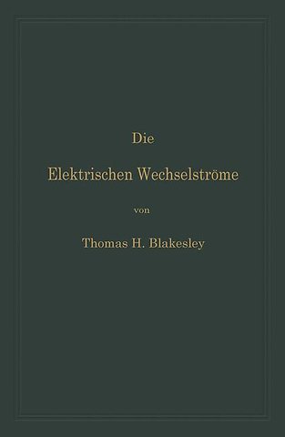 Die Elektrischen Wechselströme