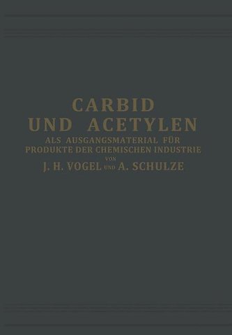 Carbid und Acetylen