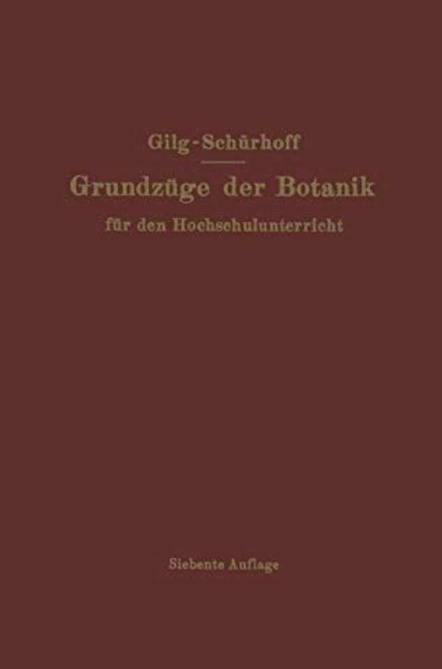 Grundzüge der Botanik