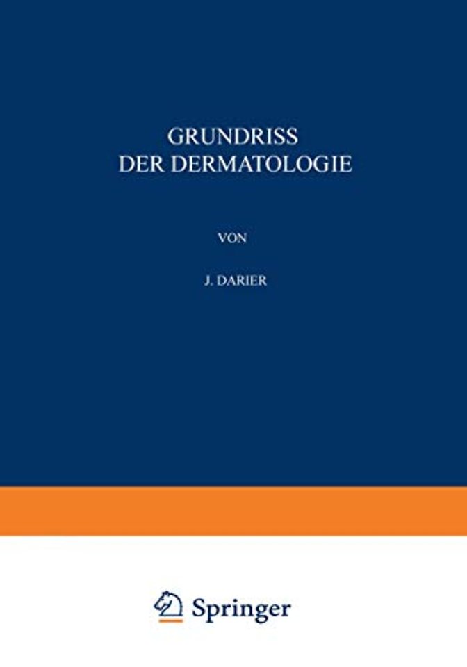 Grundriss der Dermatologie