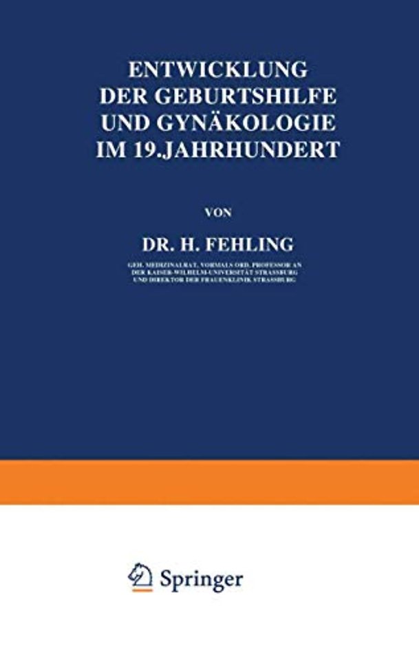 Entwicklung der Geburtshilfe und Gynäkologie im 19. Jahrhundert