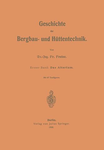 Geschichte der Bergbau- und Hüttentechnik