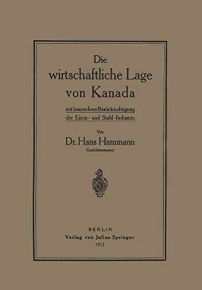 Die wirtschaftliche Lage von Kanada