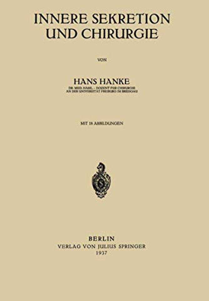Innere Sekretion und Chirurgie
