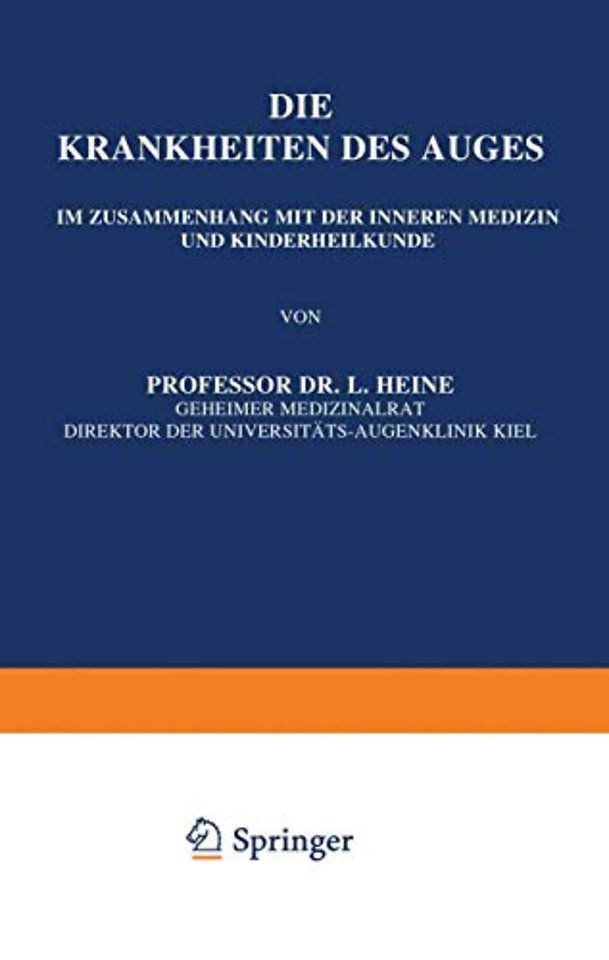 Die Krankheiten des Auges