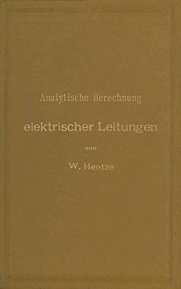 Analytische Berechnung elektrischer Leitungen