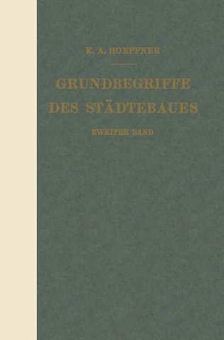Grundbegriffe des Städtebaues