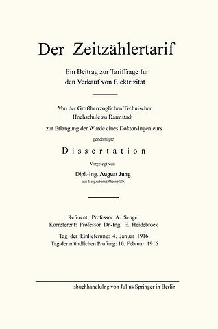 Der Zeitzählertarif