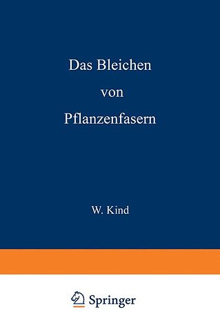 Das Bleichen der Pflanzenfasern
