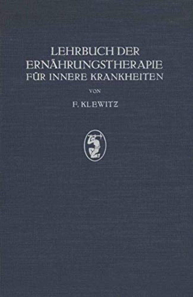 Lehrbuch der Ernährungstherapie für Innere Krankheiten